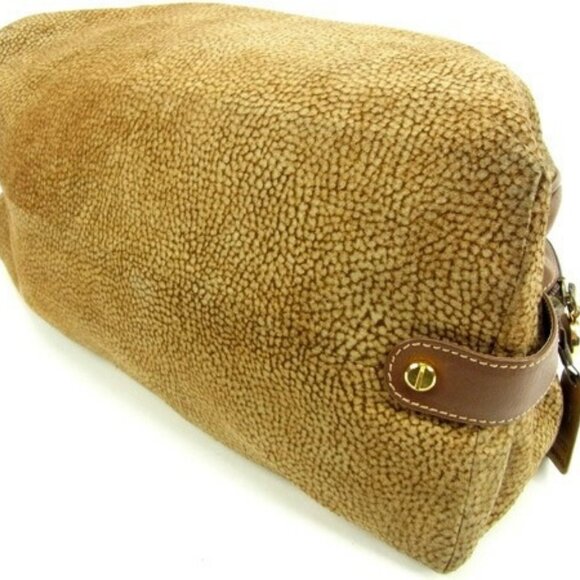 BORBONESE Handbag Beige x light brown Women Authentic secondhand - Picture 4 of 6
